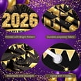 thumbnail image 4 of Gold Theme 2026 New Year Banner 2026 Numerals Happy New Year Display Fireworks Design Golden Balloons 2026 Celebration Backdrop for New Year Party 2026 Celebration Indoor Event, 4 of 9