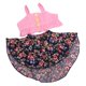 thumbnail image 4 of 2 piezas hechas a mano de 18 pulgadas American Doll Braces Top floral traje de bebé muñecas princesa niña muñeca ropa diaria Baoblaze vestido de muñeca americana, 4 of 8