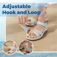 thumbnail image 4 of FitVille Women's Wide Arch Support Sandals Adjustable Ankle Strap Flat Sandals For Women, 4 of 6