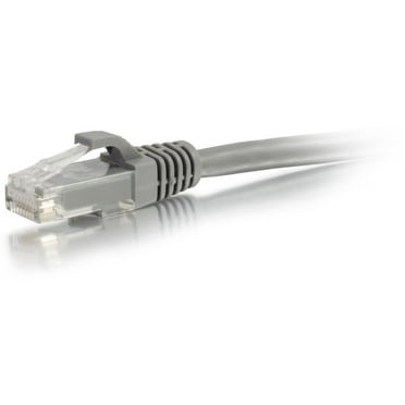 C2G 6in Cat5e Snagless Unshielded (UTP) Network Patch Ethernet Cable-Gray - patch cable - 6 in - gray