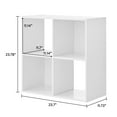 thumbnail image 6 of Mainstays 4 Cube Storage Organizer, White, 6 of 8