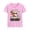 3# Bunny, variant on Toddler Girls T-Shirt Easter Day Excavator Graphic Short Sleeves Top Pink 4T