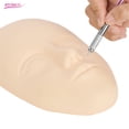 thumbnail image 2 of Seitruly Cabeza de práctica ATOMUST, delineador de cejas falsas, maquillaje permanente, pieles de entrenamiento flexibles, accesorios Ayudas para vestirse con gancho de botón, 2 of 6