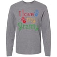 thumbnail image 3 of Inktastic I Love My Granny Long Sleeve T-Shirt, 3 of 5