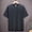 Dark Gray, variant on Men's T-Shirt Short Sleeve Casual Summer Tee Lightweight Textured Crew Neck Shirt Solid Color Loose Fit Basic Top