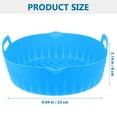 thumbnail image 2 of Air Fryer Silicone Pot Round Non-Stick Air Fryer Silicone Liner Compatible with Handles, 2 of 8