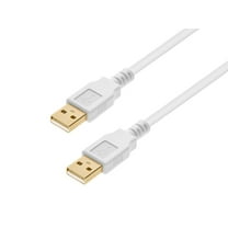 Monoprice 3' USB Type A to USB Type A Cable, White