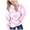 Light Pink, variant on Ulanda Kids Cute Hoodies Gradient Tie Dye Printed Hoodie with Pockets Casual Pullover Hooded Sweatshirts for Girls Boys (Blue, 11-12 Years)