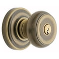 thumbnail image 2 of Baldwin 5211102ENTR Colonial Style Keyed Entry Door Knob Set - Bronze, 2 of 7