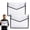 White, variant on 2 Pieces Plastic File Folders Envelope Expanding File Wallet Organizer Documents Folder with Snap Closure and Pocket, A4 Size Waterproof Transparent Pouch(Purple,14.6*11Inch)
