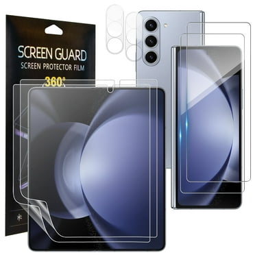 Qoosea 2 Pack for Galaxy Z Fold 6 Screen Protector Tempered Glass [Front Screen Only]  [2 Pack] Camera Lens Protector for Samsung Galaxy Z Fold 6 5g, Anti Scratch, Hd Clear, Bubble Free