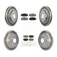 thumbnail image 1 of Transit Auto Front Rear Coated Disc Brake Rotors and Semi-Metallic Pads Kit for Car Toyota RAV4 Lexus HS250h KGS-100950, 1 of 11