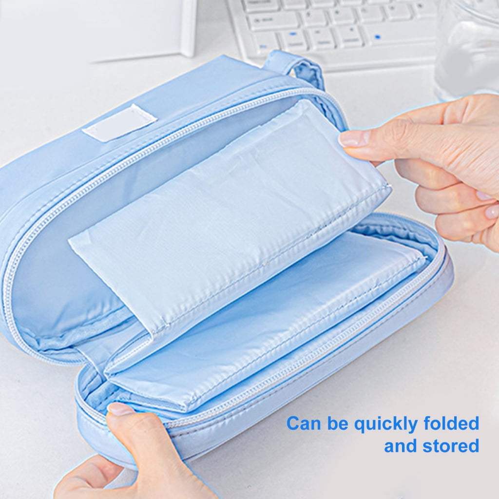 Waterproof Fabric PVC Pencil Case Multiple Compartments Pencil Bag For Student