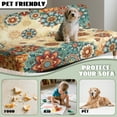 thumbnail image 6 of Yuyamidu Boho Mandala Futon Cover Armless Sofa Covers Non Slip Armless Futon Bed Cover with Elastic Edge Easy to Install Rv Jackknife Sofa Covers Gift for Holiday, 6 of 8