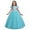 Blue, variant on Gubotare Flower Girl Dress Girls Elegant Dress Summer Ruffle Short Sleeve Dresses (Multicolour,Size 7-8 Years)