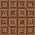 thumbnail image 1 of Ahgly Company Machine Washable Indoor Square Transitional Red Brown Area Rugs, 5' Square, 1 of 7