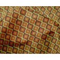 thumbnail image 4 of oneOone Silk Tabby Fabric Geometric Flame Stitch_Printed Craft Fabric BTY 42 Inch Wide, 4 of 4