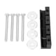 thumbnail image 4 of Caja de herramientas para camioneta, Kit de montaje de ganchos en J, piezas universales de aluminio y acero inoxidable, color negro, 4 Uds., 4 of 9