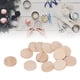 thumbnail image 4 of Round Wood Coins, Unfinished Wood Cutout 50Pcs Widely Used Easy DIY For Decor ANGGREK Otros, 4 of 8