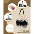 thumbnail image 5 of CAILDANL Women Ostrich Feather Tote Bag Fluffy Purse Clutch Feather Evening Handbag for Wedding, 5 of 7