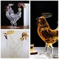 thumbnail image 4 of Decantador Shay para Ron BLESIY Vidrio de Borosilicato Alto Decantador de Whisky Transparente Y único para El Hogar Regalos de Navidad Regalos D Decantador de whisky, 4 of 6
