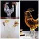 thumbnail image 4 of Decantadores apariencia de gallo, soplado , de de borosilicato alto, novedad, botella de para de Navidad, perfecl Decantador de whisky, 4 of 6