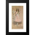 thumbnail image 2 of Sir John Lavery 9x14 Black Modern Framed Museum Art Print Titled - The Garlanded Girl 1896, 2 of 5