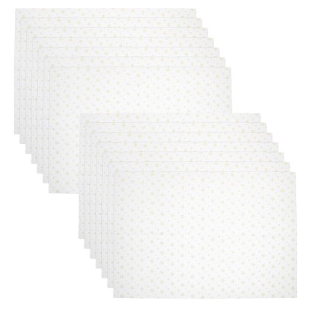 GOOHOCHY 100Pcs Fashionable Star Print Tissue Paper for Wrapping Packaging and Decorative Handcraft Use