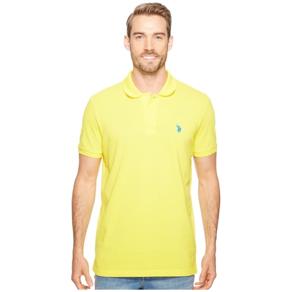 Remera Polo para Hombre U.S. Polo Assn. Amarillo Medio Talle L