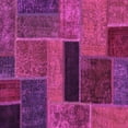 thumbnail image 1 of Ahgly Company Indoor Square Patchwork Pink Transitional Area Rugs, 4' Square, 1 of 4