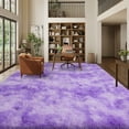 thumbnail image 3 of Janvonne Area Rugs for Living Room,8x10ft Soft Non Skid Easy-care Shaggy Carpets for Bedroom, Dorms,Children's Room,Home Decor Aesthetics,Tie-Dye Starry Purple, 3 of 8