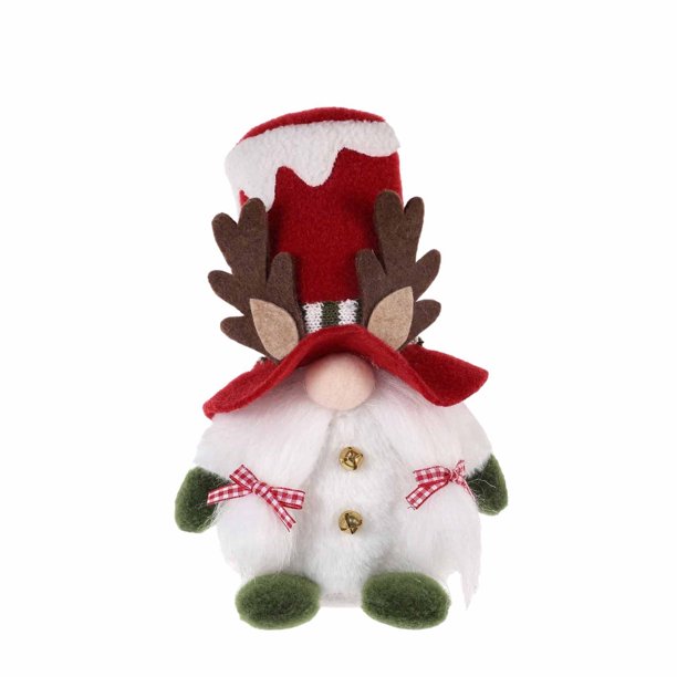 Sombrero puntiagudo de Papá Noel, sombrero de copa, muñeco de reno, muñeco imaginativo sin rostro, decoración de Halloween, Navidad, Acción de Gracias, decoración para interiores y exteriores, fiesta