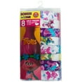 thumbnail image 2 of Trolls, Girls Underwear, 7+1 Bonus Pack Panties (Little Girls & Big Girls), 2 of 2