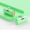 thumbnail image 2 of Xingzhi Large Capacity External Battery Fast Charge Power Bank 5000ma Large Capacity Auxiliary Battery Mini green type, 2 of 6