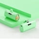 thumbnail image 5 of Inteprter El ABS que carga en va el mini banco del poder con el banco portátil del poder de los puertos múltiples para el teléfono celular Teléfono y Comunicación verde tipo, 5 of 6