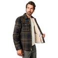 thumbnail image 2 of Free Country Men's Chill Out Fleece Shirt Jacket Olive Plaid S, 2 of 6
