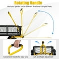 thumbnail image 4 of Topbuy Utility Garden Cart 900 lbs Heavy Duty Wagon Cart with Rotating Handle and Removable Sides, 4 of 9