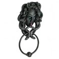 thumbnail image 2 of Pacific Giftware The Head of Medusa - Aldaba para puerta con aldaba de hierro, figura coleccionable en acabado de piedra, 9.0 in de alto, 2 of 2