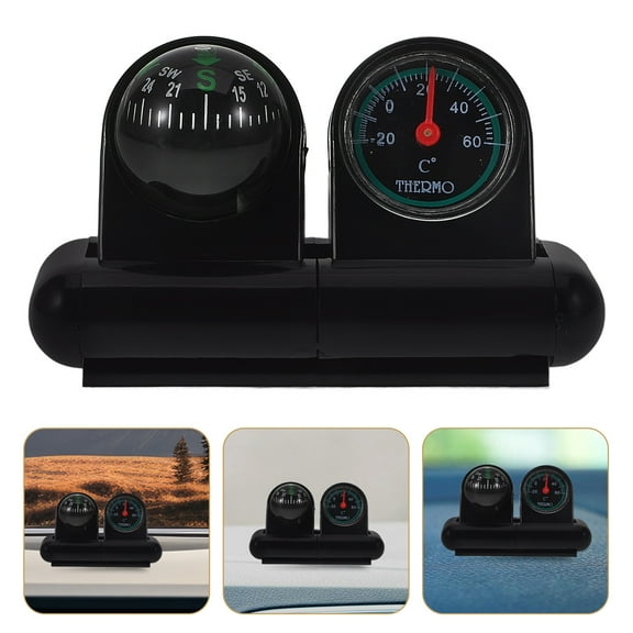 PENIKOKO Dash Compass Car Use Navigation Temperature Monitoring Minimalist Design 1Pack