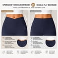 thumbnail image 6 of Capri Pants for Women High Waisted Straight Leg Stretch Lightweight Trousers Casual Work Golf Capris with Pockets Summer Fall Loose Breathable Pants Daily Travel Office Outfits, Dark Blue M, 6 of 9