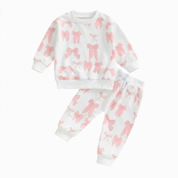 NOLDARES Toddler Baby Girls Clothes Set Ruffle Knit Ribbed Long Sleeve T-Shirts Tops Pants 2Pcs Outfits Fall Winter Clothes(Red,6-12 M)