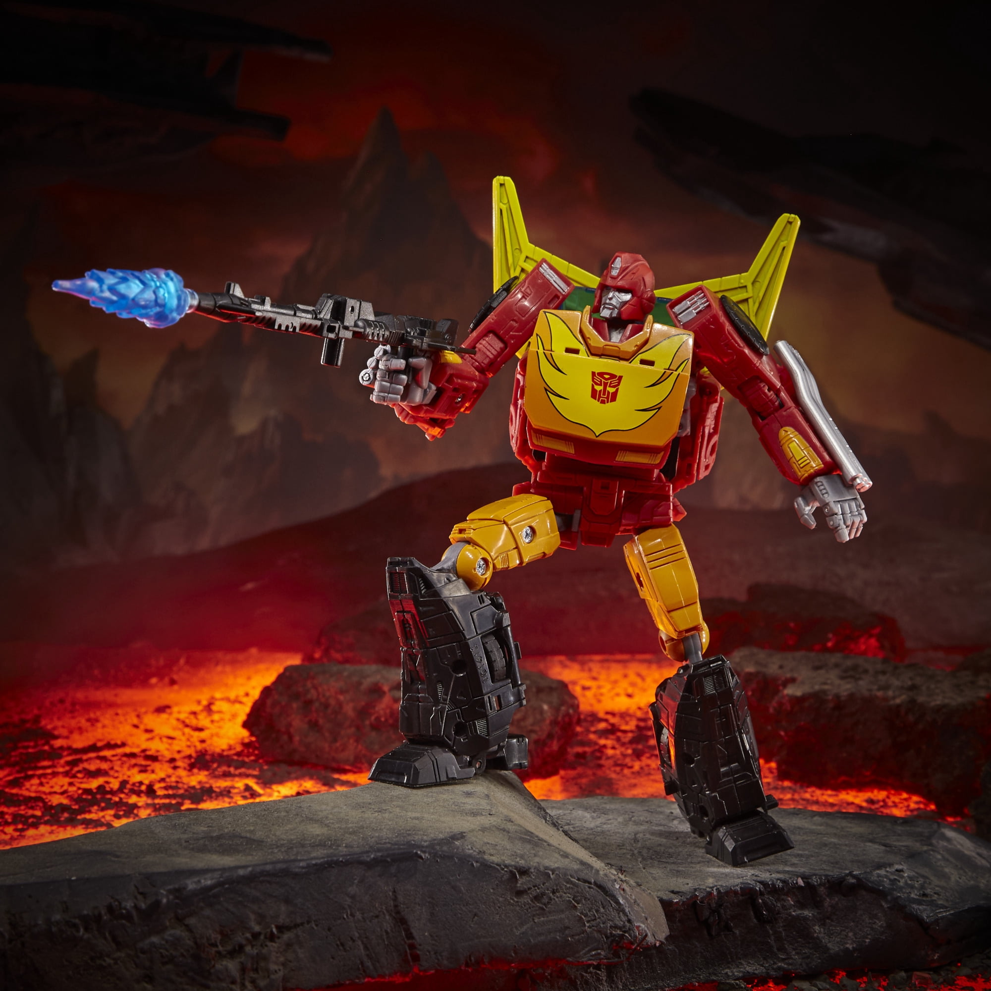 Transformers: Kingdom War for Cybertron Rodimus Prime Kids Toy Action Figure for Boys and Girls (12”)