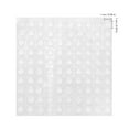 thumbnail image 4 of LULULION 100Pcs White Silicone Bump Dots for Low Aids Self Adhesive Drawer Bumpers for Furniture, 4 of 6