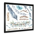 thumbnail image 2 of Designart 'Tribal Forest Elements' Bohemian & Eclectic Framed Art Print, 2 of 4