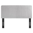 thumbnail image 5 of Modway Milenna Channel Tufted Performance Velvet Full/Queen Headboard in Light Gray, 5 of 10