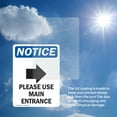 thumbnail image 6 of (2 Pack) Please Use Main Entrance Sign, 6 of 7