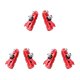thumbnail image 5 of Soidarity 1 par de pastillas de freno, piezas de bloque de freno, accesorio de repuesto, accesorios de ciclismo, componente de ruedas, pieza de Rojo rojo 3piezas, 5 of 6