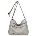 thumbnail image 1 of Bolso de mujer de mediana edad y mayor Bolso bandolera de cuero suave Mochila informal de mujer de mediana edad con múltiples compartimentos para mujer, 1 of 6