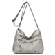 thumbnail image 1 of Bolso de mujer de mediana edad y mayor Bolso bandolera de cuero suave Mochila informal de mujer de mediana edad con múltiples compartimentos para mujer, 1 of 6