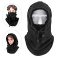 thumbnail image 4 of Pasamontañas - facial para clima frío - de esquí a prueba Capucha Sombrero Gorra para hombres y mujeres Motocic Negro Soledad Pañuelo de pasamontañas, 4 of 10